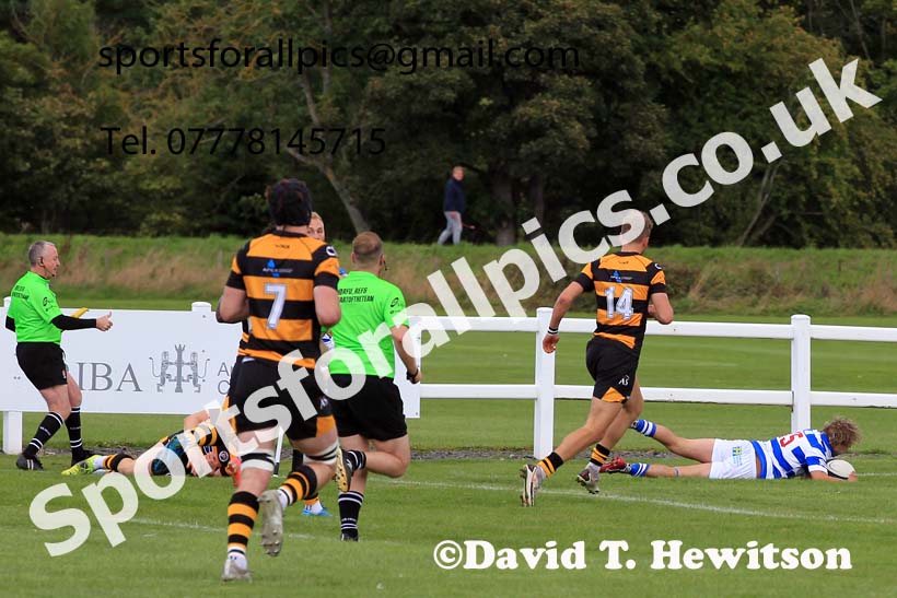 Tynedale v Sheffield Tigers, Sat., Sept. 17th, 2022. Photo: David T. Hewitson/Sports for All Pics